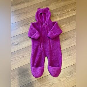 L.L. Bean Infant Bunting | 6-12m | Berry Pink